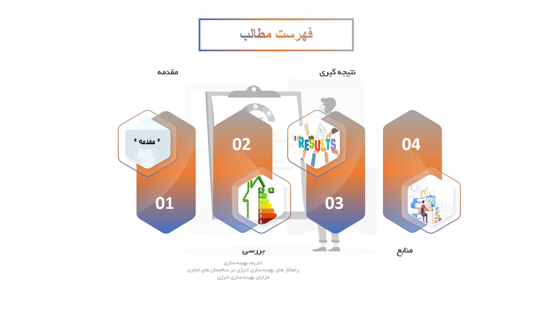 پاورپوینت در مورد بهینه سازی مصرف انرژی در ساختمان های تجاری